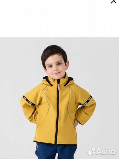 Детская куртка-ветровка softshell 128р-р