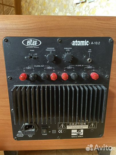 Сабвуфер eltax atomic a-10.2