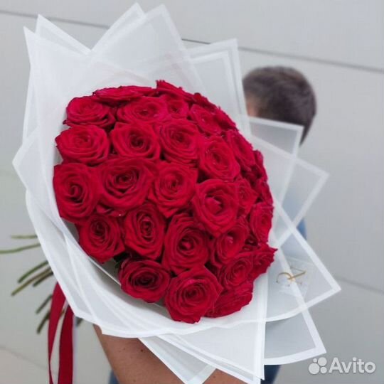 Букет красных роз 101, 201 шт доставка Сергиевская