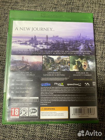 Игра на xbox one metro exodus