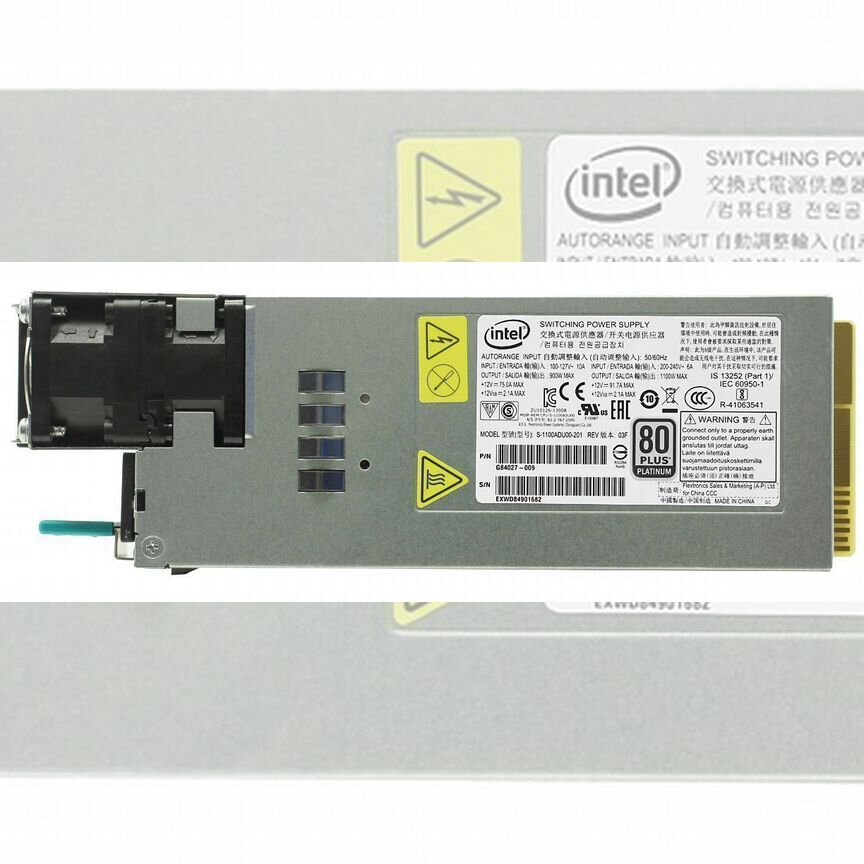 [1100ADU00-201] Блок Питания Intel 1100wt S- G84027 1100adu00-201