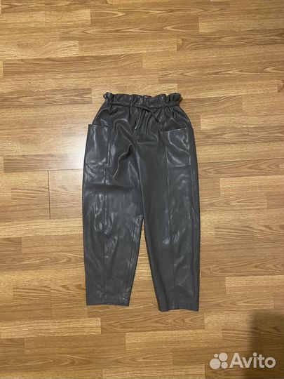 Брюки кожаные