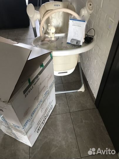 Стульчик качели для кормления 2 в 1