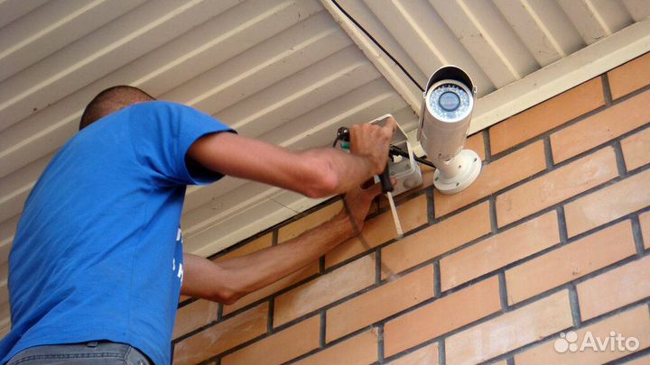 Комплект видеонаблюдения 4 камеры 5 мегапикселей