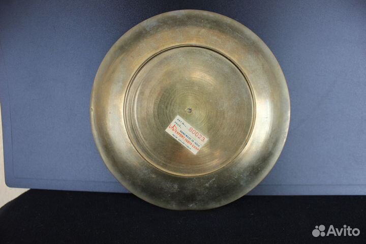 Тарелка блюдце Индия Олимпийский Мишка Олимпиада