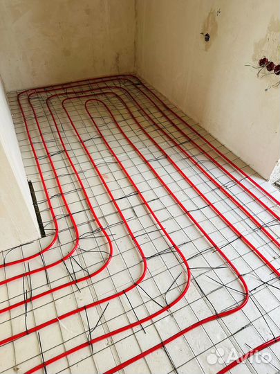 Теплый пол, водяной, сантехника