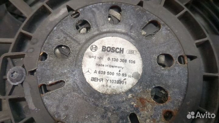 Вентилятор радиатора Mercedes Vito W639, 2012