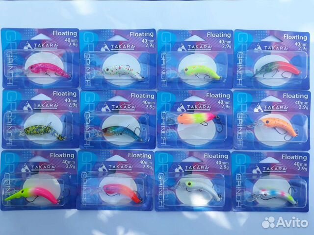 Форелевый воблер Takara Grinch 40mm 2.9g купить в Москве | Хобби и ...