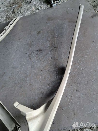 Накладка порога задняя Audi A4 B6