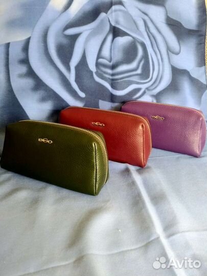 Косметички много натуральная кожа