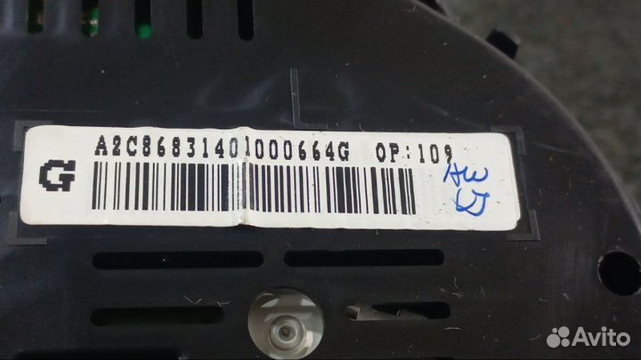 Панель приборов Mokka