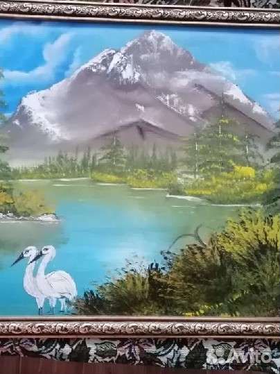 Картина маслом на холсте большая