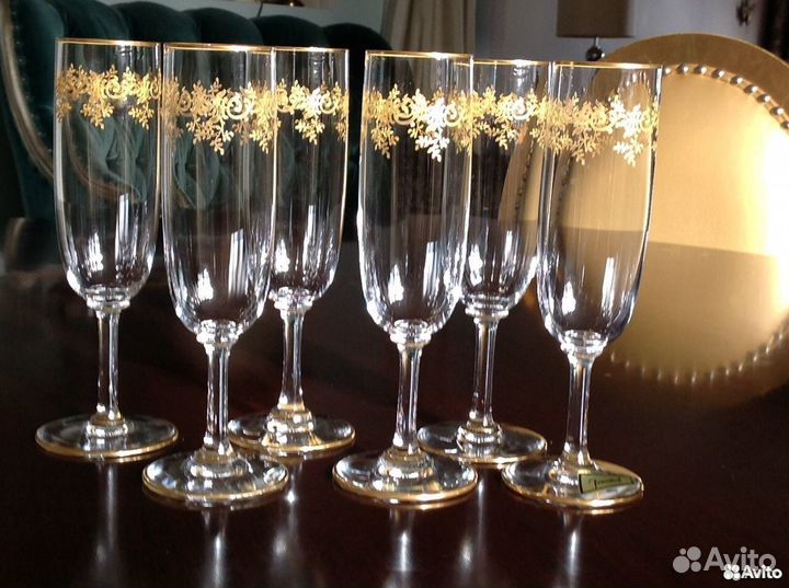 Baccarat фужер бокал для шампанского Баккара