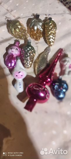 Елочные игрушки СССР