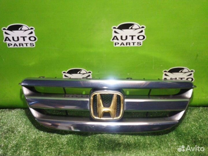 Решетка радиатора honda edix BE4 K20A 2006 хром