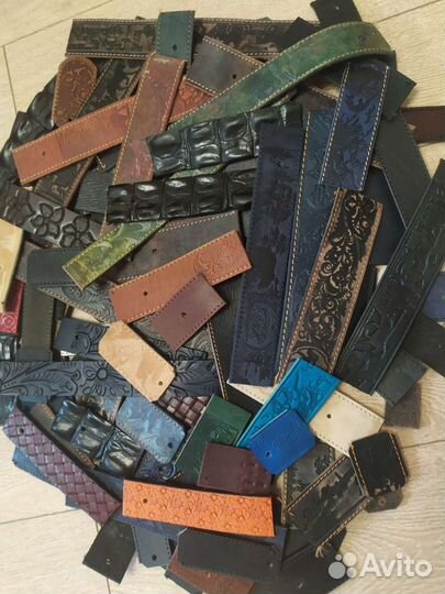 Кожа обрезки ремней