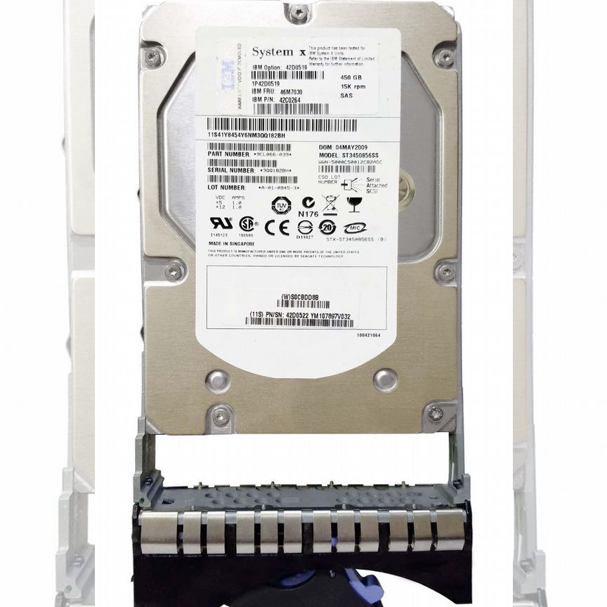 [42C0264] Жесткий Диск Ibm 450gb Sas 3,5" Hdd 42c0264