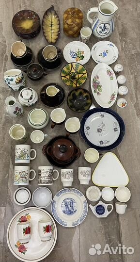 Посуда фаянс зик Конаково и другое