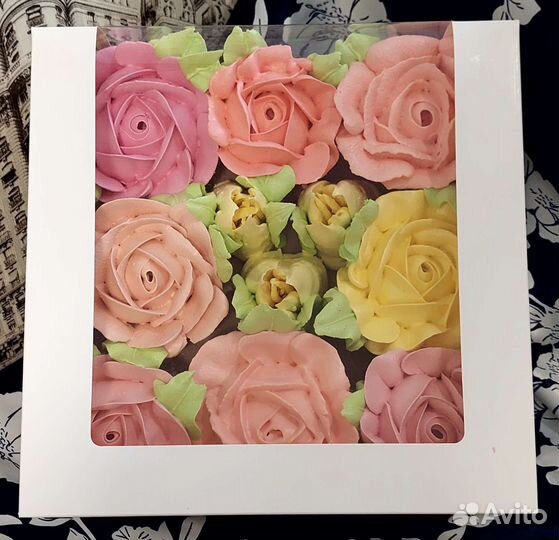 Зефир в коробке/Букеты из зефира