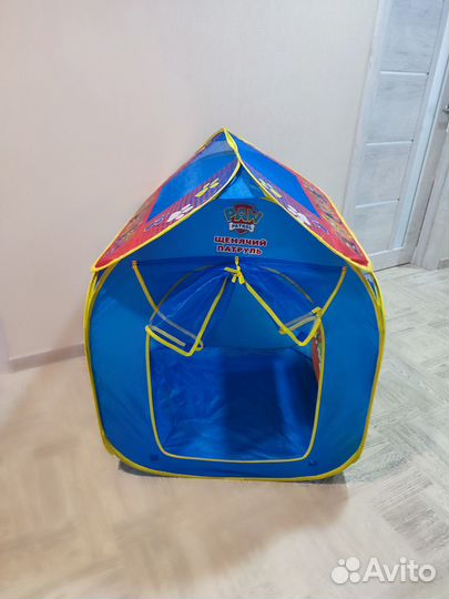 Детская игровая палатка щенячий патруль