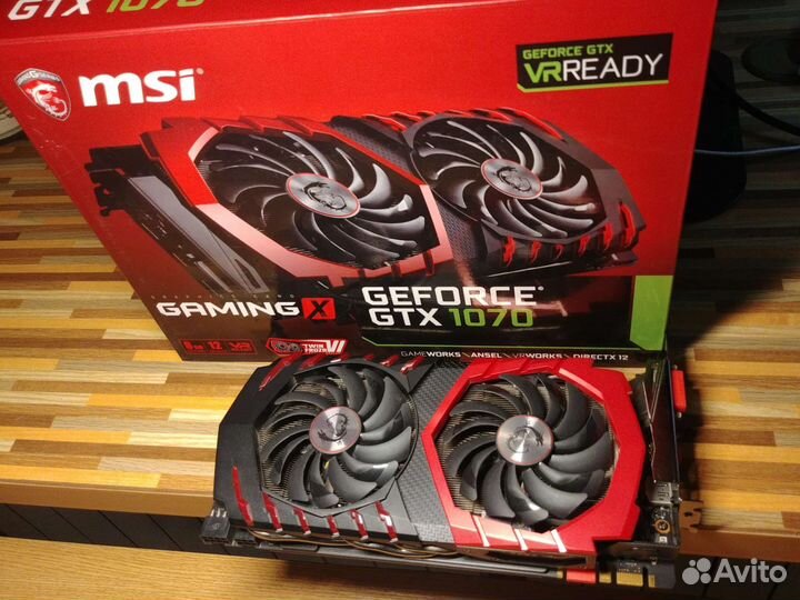 MSI GTX 1070 gaming X 8G