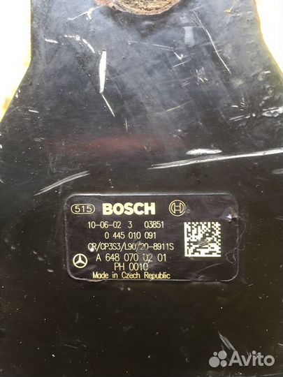 Мерседес спринтер 906 тнвд. А6480700201 оригинал