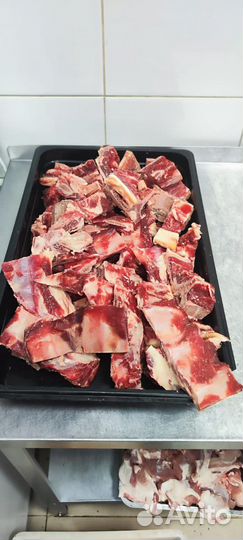 Обрезь говяжья для собак, говядина, шея, мякоть