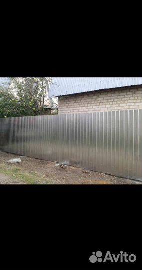 Строительство заборов из профнастила