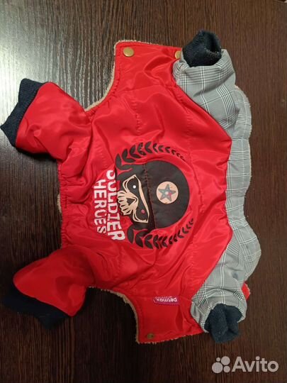 Тёплый комбез для маленькой собачке