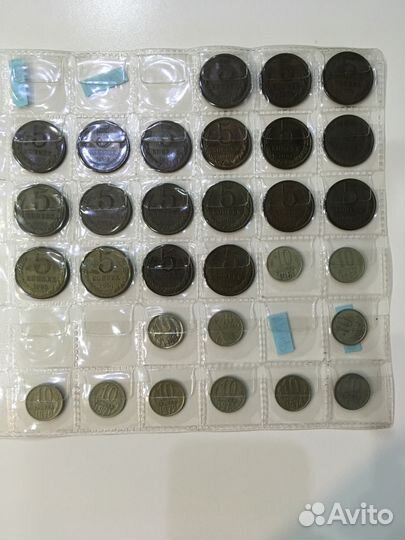 Монеты погодовка СССР 1961-1991гг