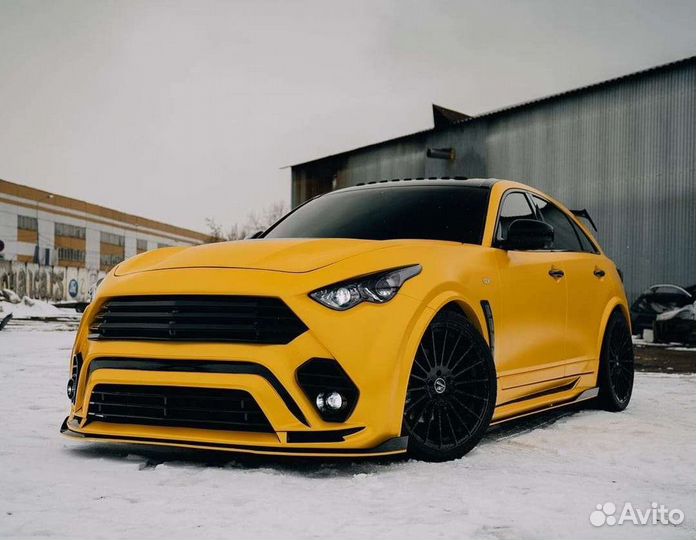 Бампер передний тюнинг infiniti FX37 QX70