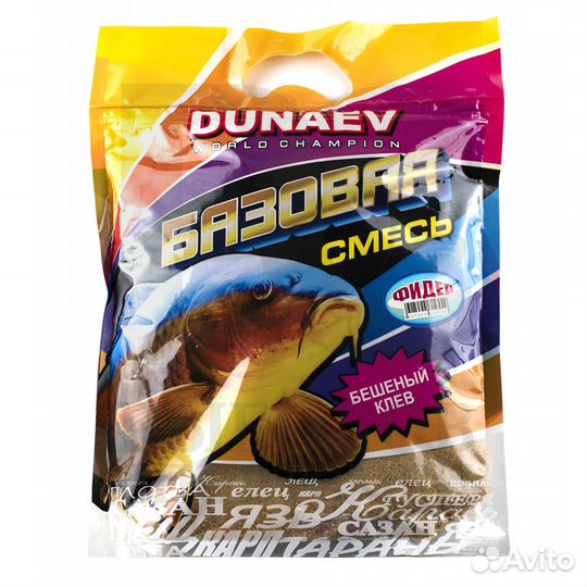 Прикормка Dunaev Базовая смесь фидер