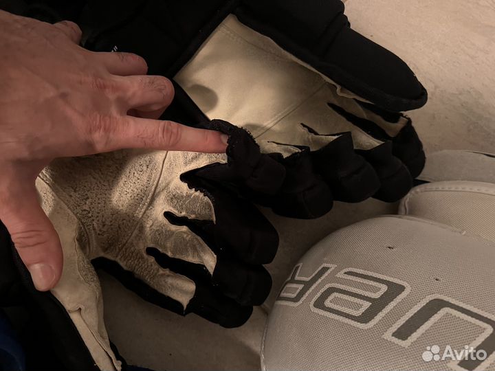 Хоккейная форма бу взрослая комплект с клюшкой