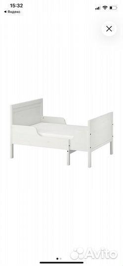 Детская кровать IKEA раздвижная сундвик