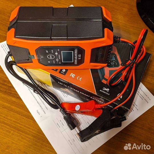 Новое автомат зарядное 7А для акб 12V десульфатор