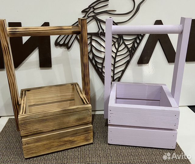 Ящик деревянный подарочный