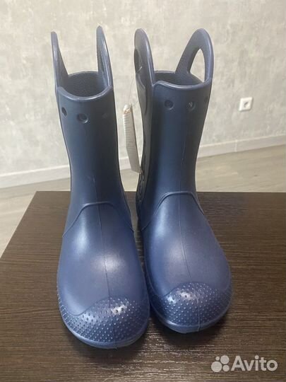 Детские резиновые сапоги 34-35 размера crocs