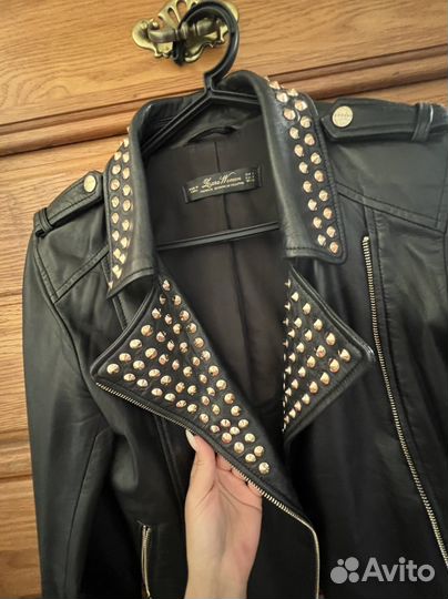 Кожаная куртка Zara