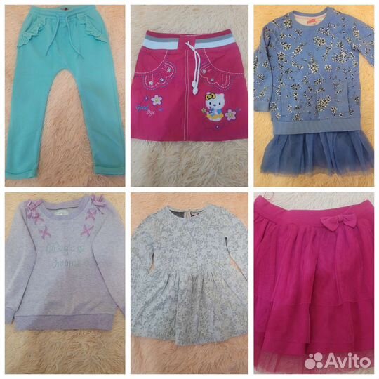 Вещи пакетом для девочки(3-4г)