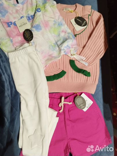 Комплект из 4 вещей для девочки 122 рост