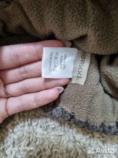 Комплект шапка и шарф женские