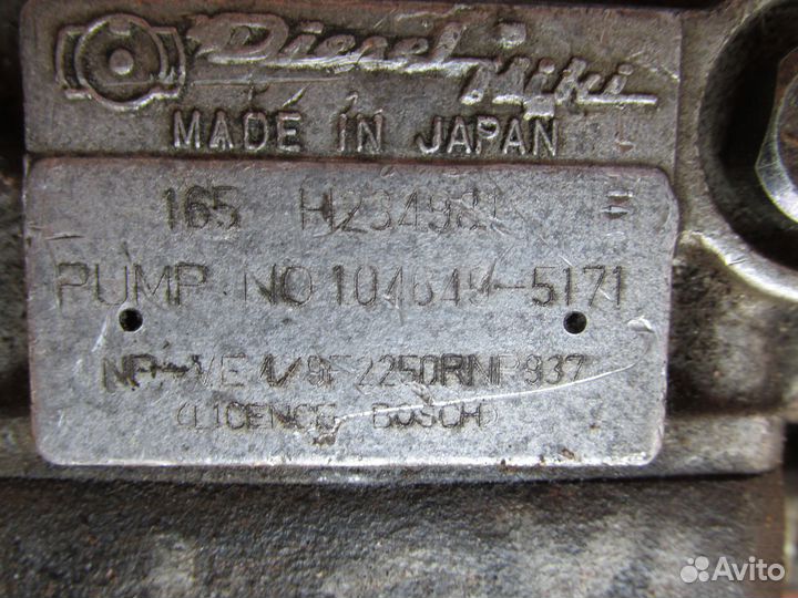 Тнвд насос isuzu opel