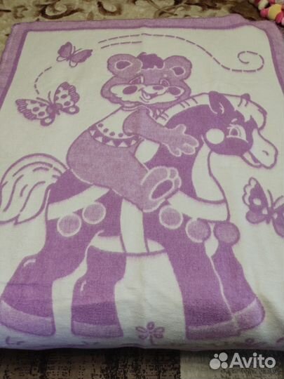 Одеяло байковое детское