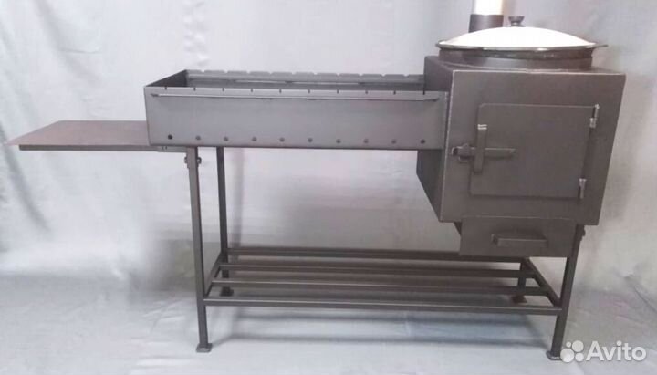 Мангал казан (столик+дровница)