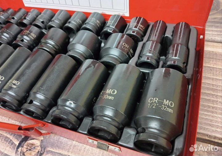 Набор ударных головок для гайковерта