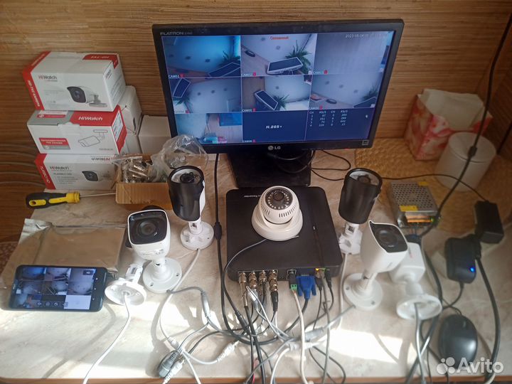 Комплект видеонаблюдения на 8 AHD камер