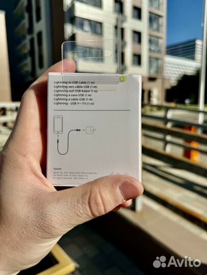 Кабель apple lightning usb новый