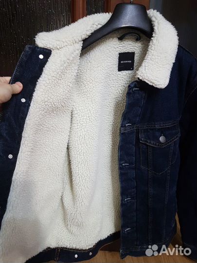 Джинсовка мужская теплая куртка