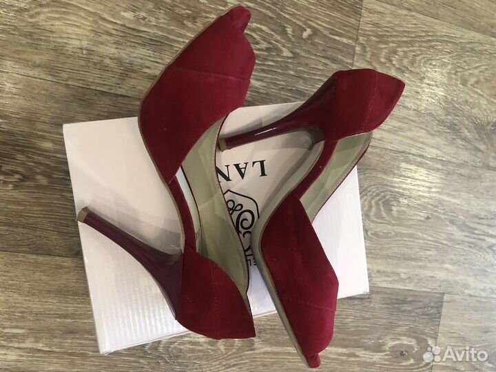 Туфли женские замшевые