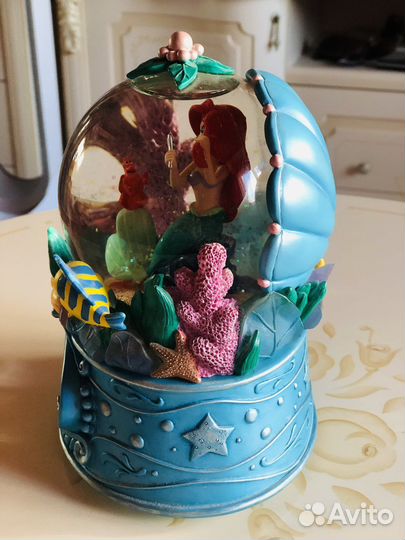 Статуэтка Музыкальный Снежный шар Русалочка Дисней